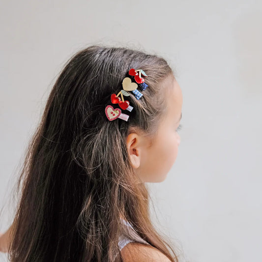RED CHERRIES MINI CLIPS