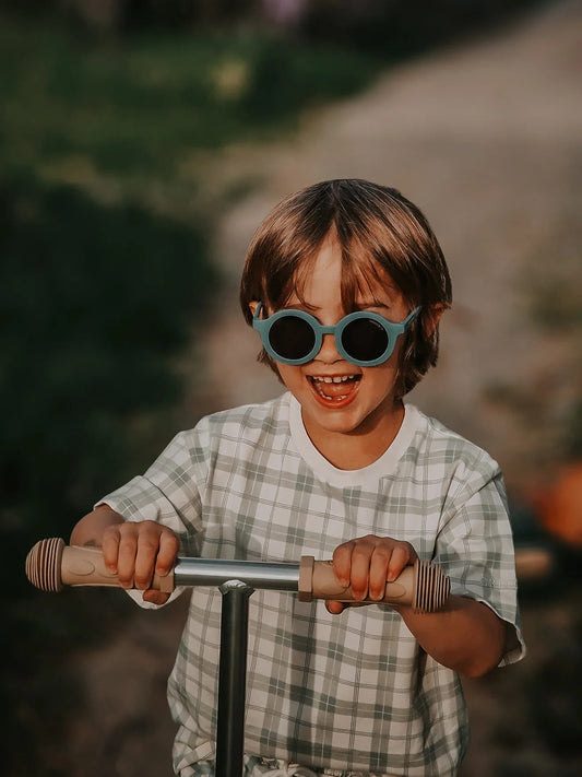 Original Round Sustainable Sunglasses | BIO-Based Bendable Polarized | Child | 3-8 Y | Laguna