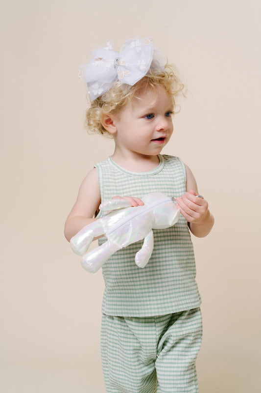 Jio Stripe Tank & Pull-on Set - Mint