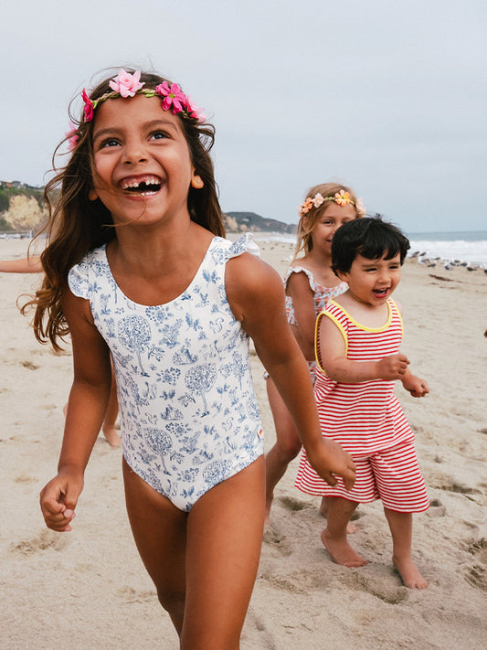 Ruffle Onepiece Swimsuit