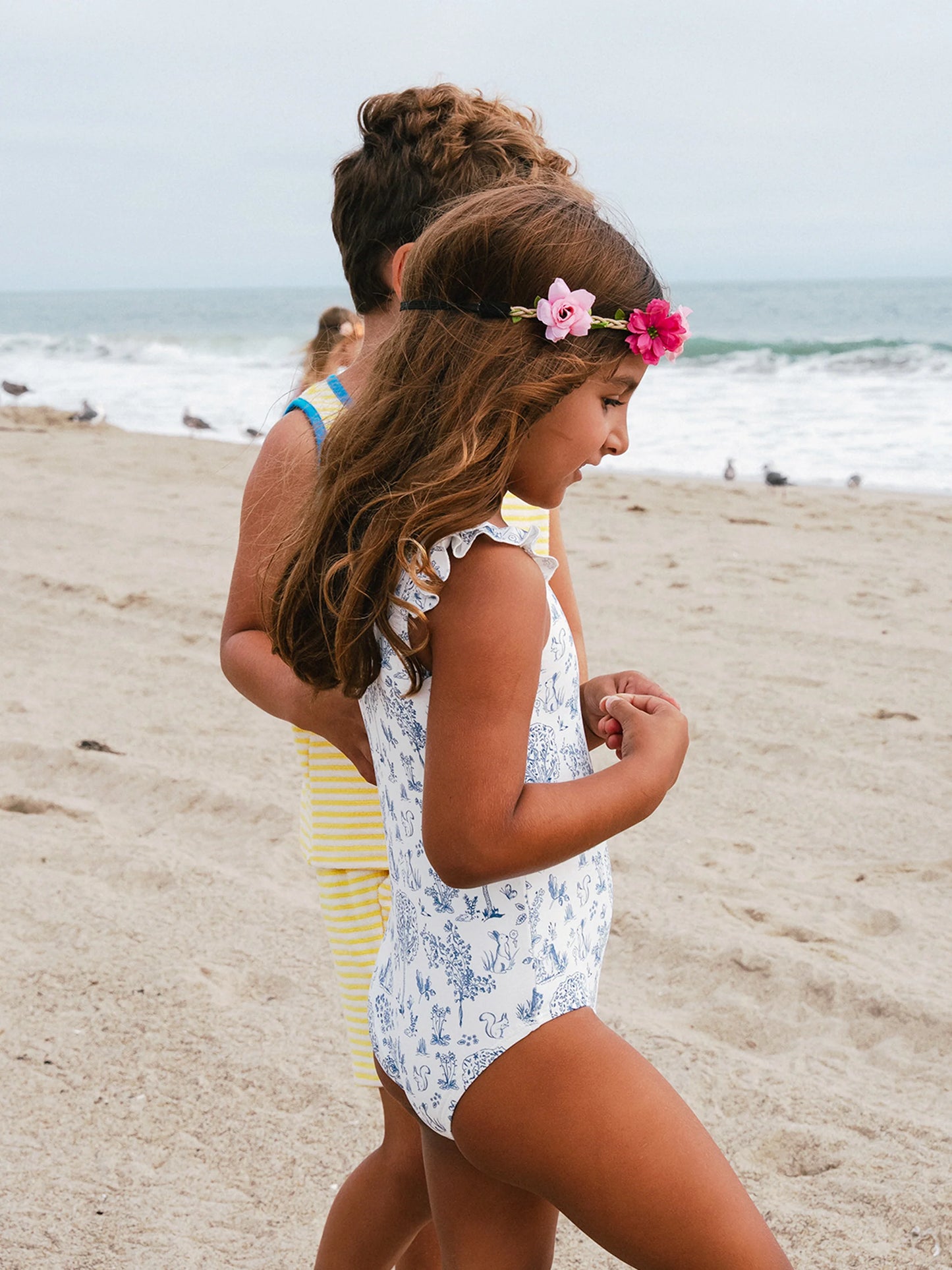 Ruffle Onepiece Swimsuit