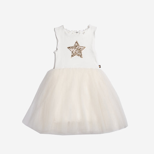PH Star Tutu Dress - Ivory