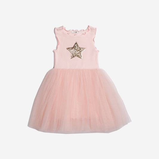 PH Star Tutu Dress - Peach