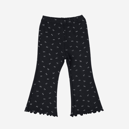Ribbon Bootcut Flare Pants