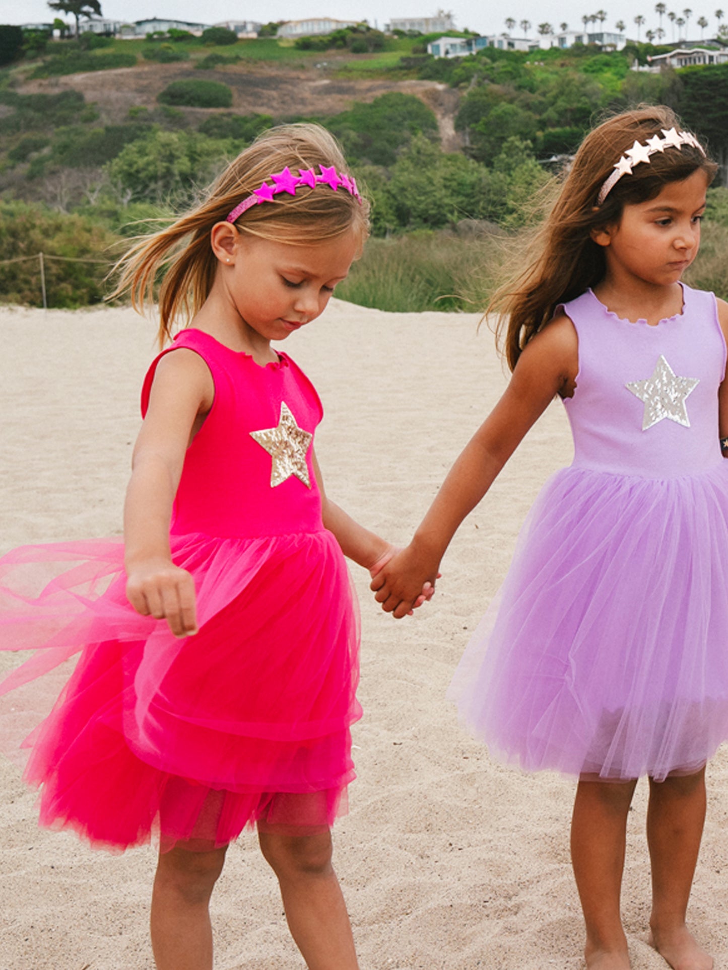 PH Star Tutu Dress - Fuchsia