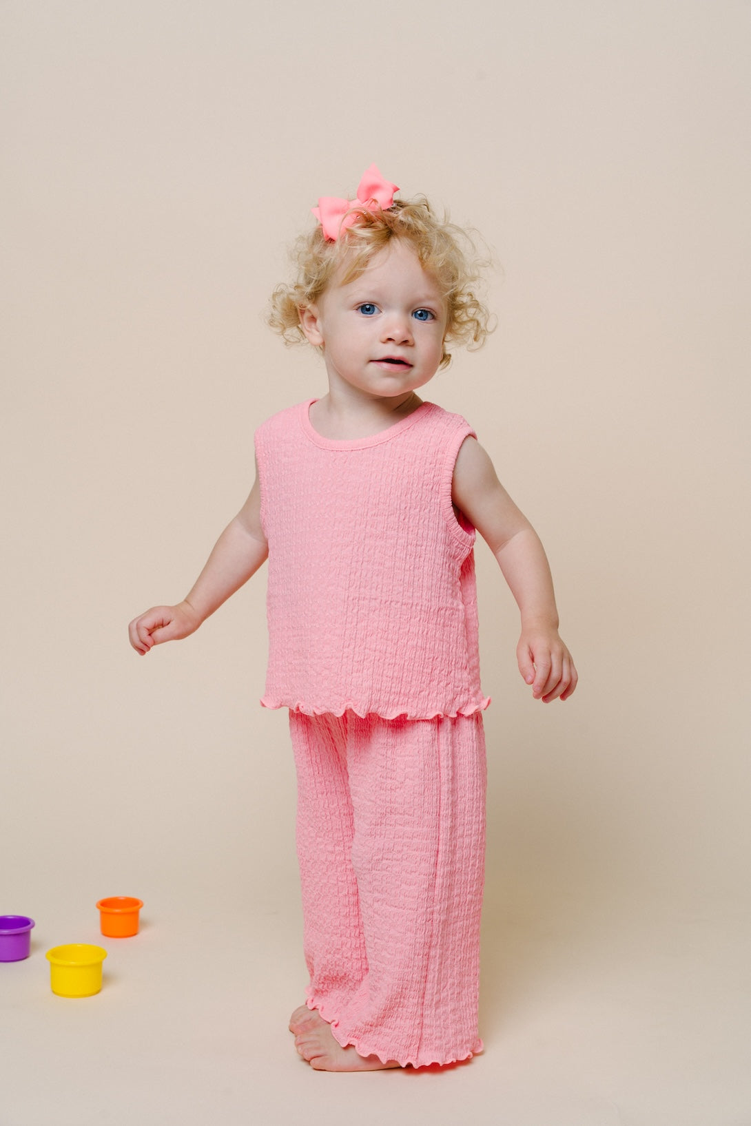 Amy Tank & Pull-on Set - Coral