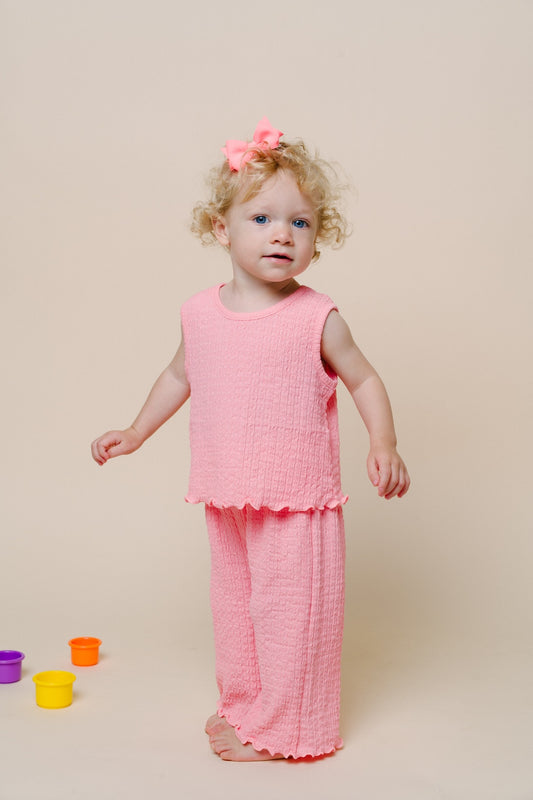 Amy Tank & Pull-on Set - Coral