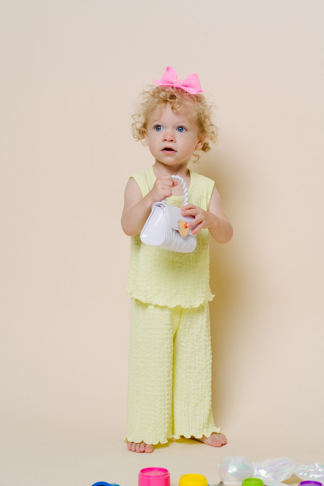 Amy Tank & Pull-on Set -Lemon