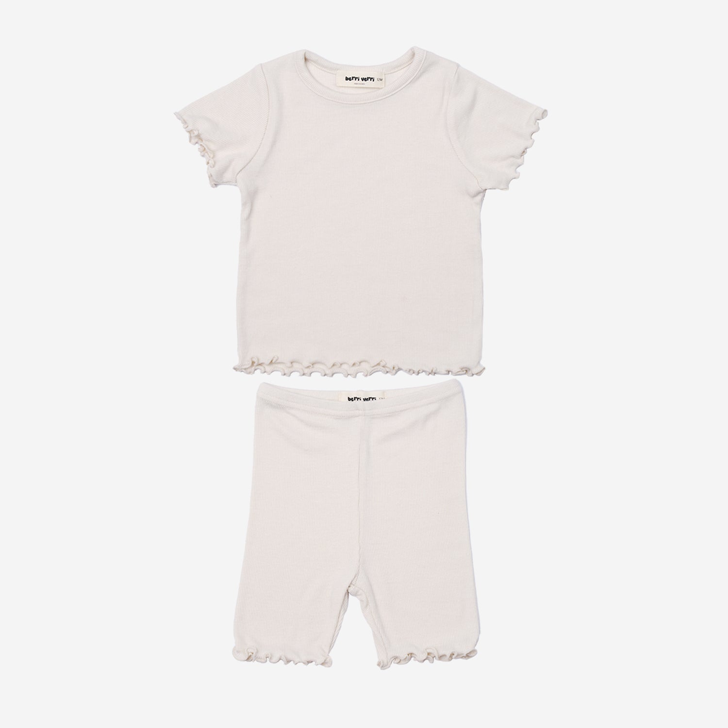 Teo Basic Tencil PJ Set - Ivory – Berri Verri