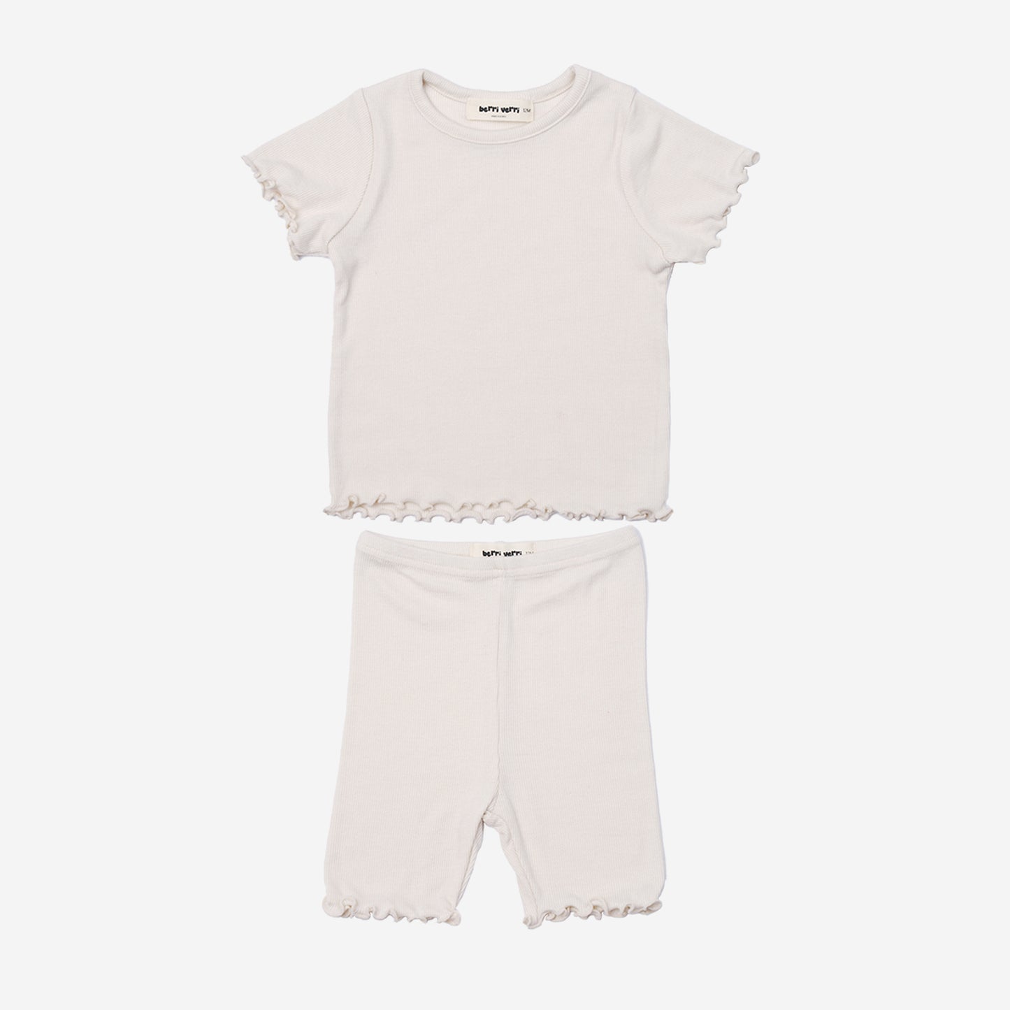 Teo Basic Tencil PJ Set - Ivory