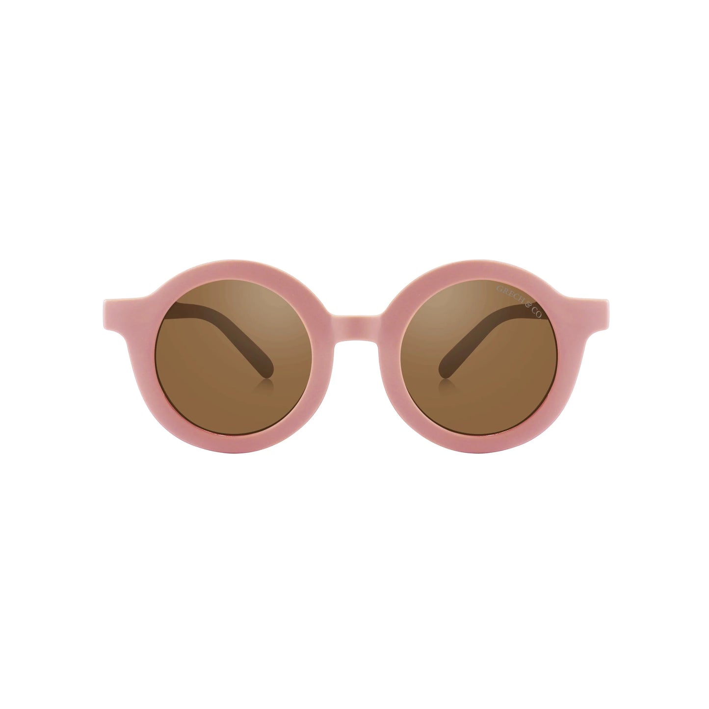Original Round Sustainable Sunglasses | BIO-Based Bendable Polarized | Child | 3-8 Y | Blush Bloom