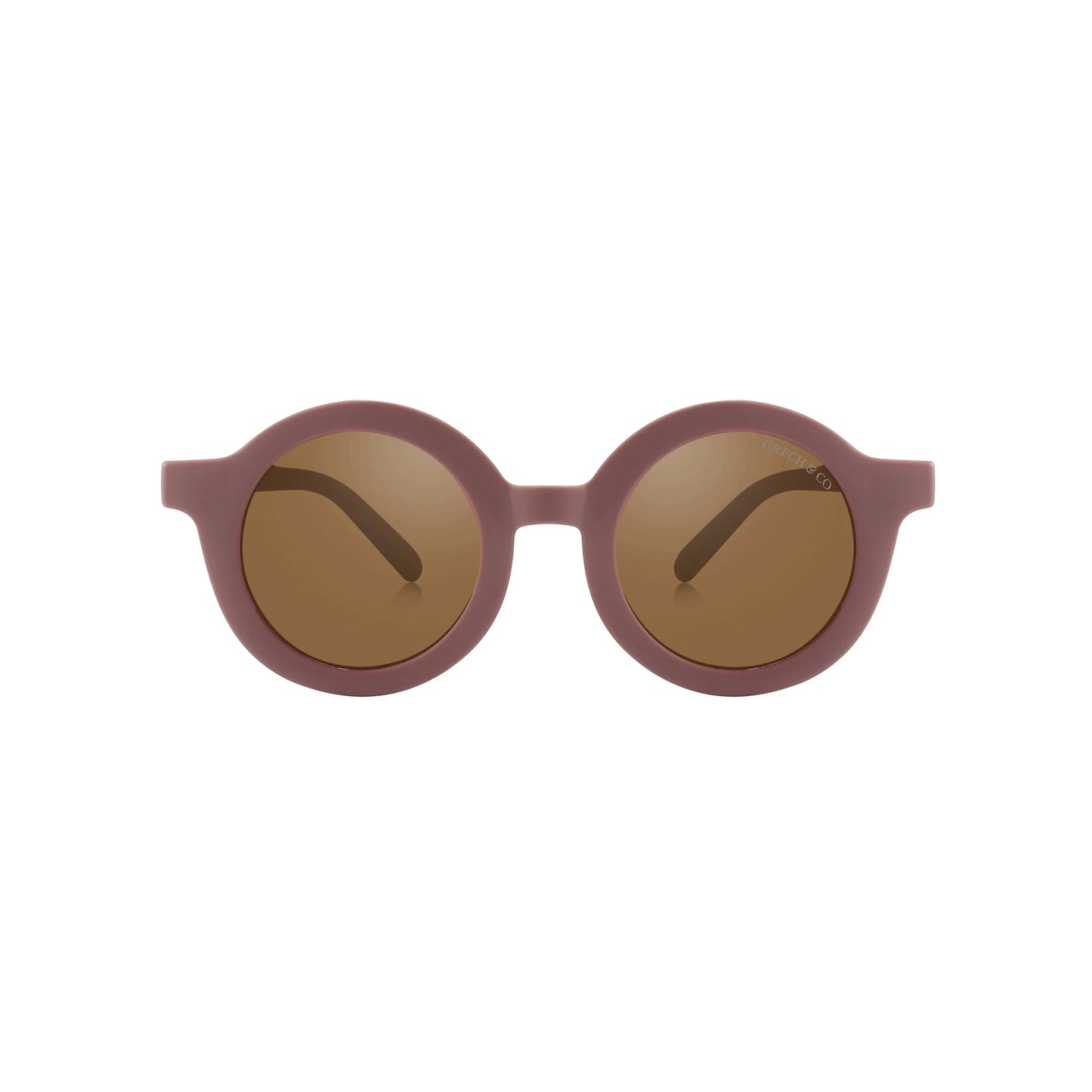 Original Round Sustainable Sunglasses | BIO-Based Bendable Polarized | Child | 3-8 Y | Heather Rose