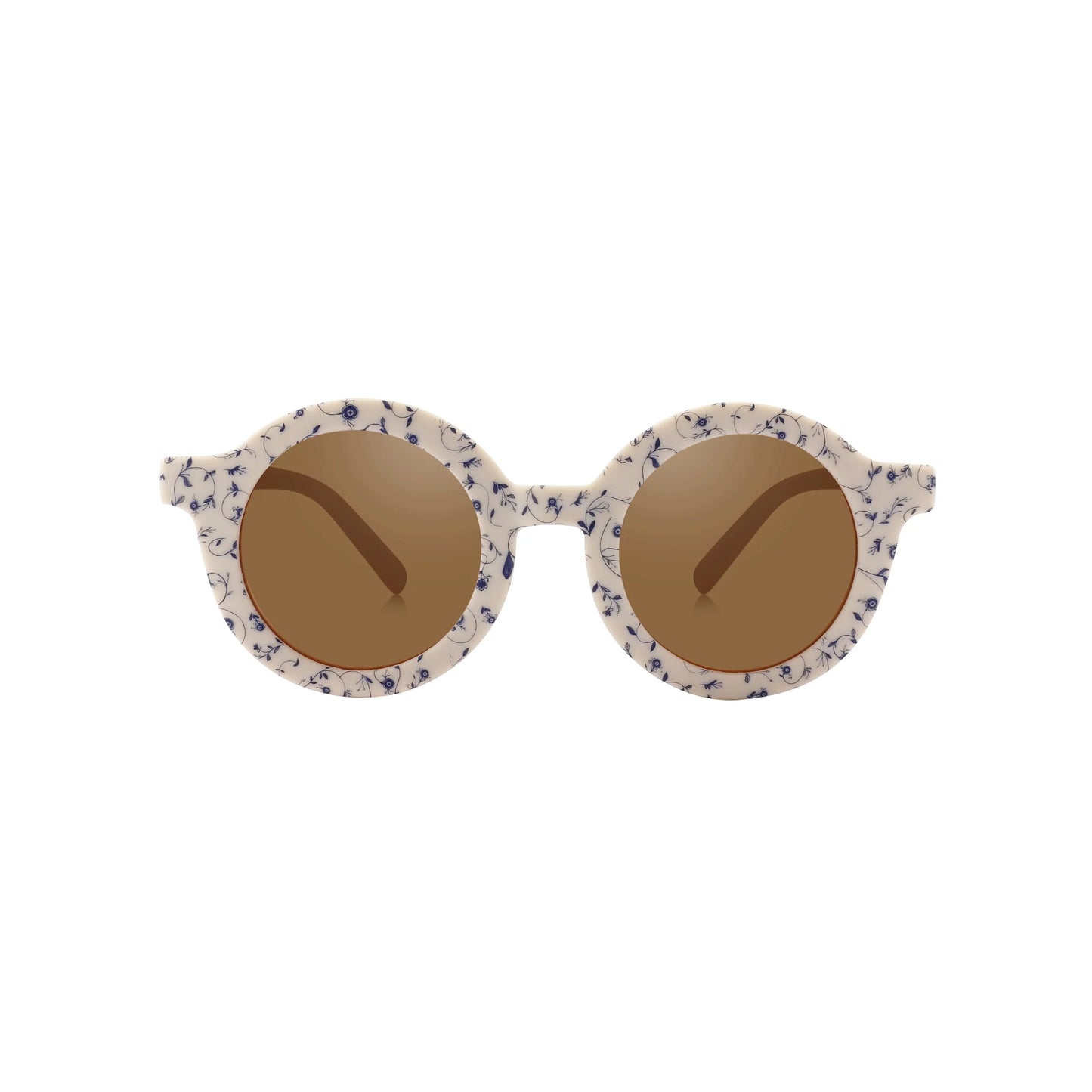 Original Round Sustainable Sunglasses | BIO-Based Bendable Polarized | Child | 3-8 Y | Scandi Floral