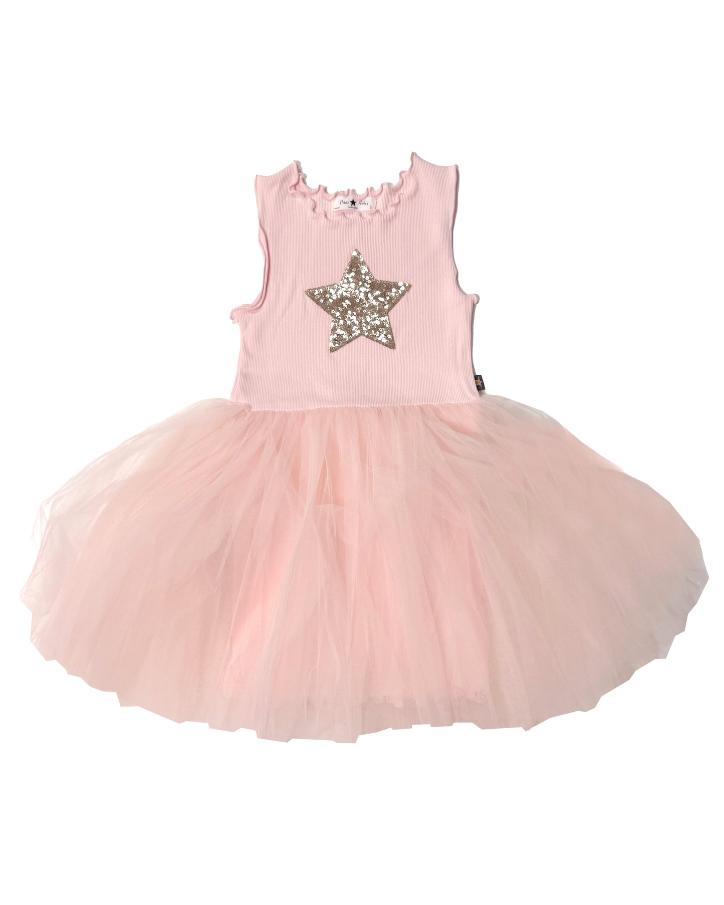 PH Star Tutu Dress - Peach
