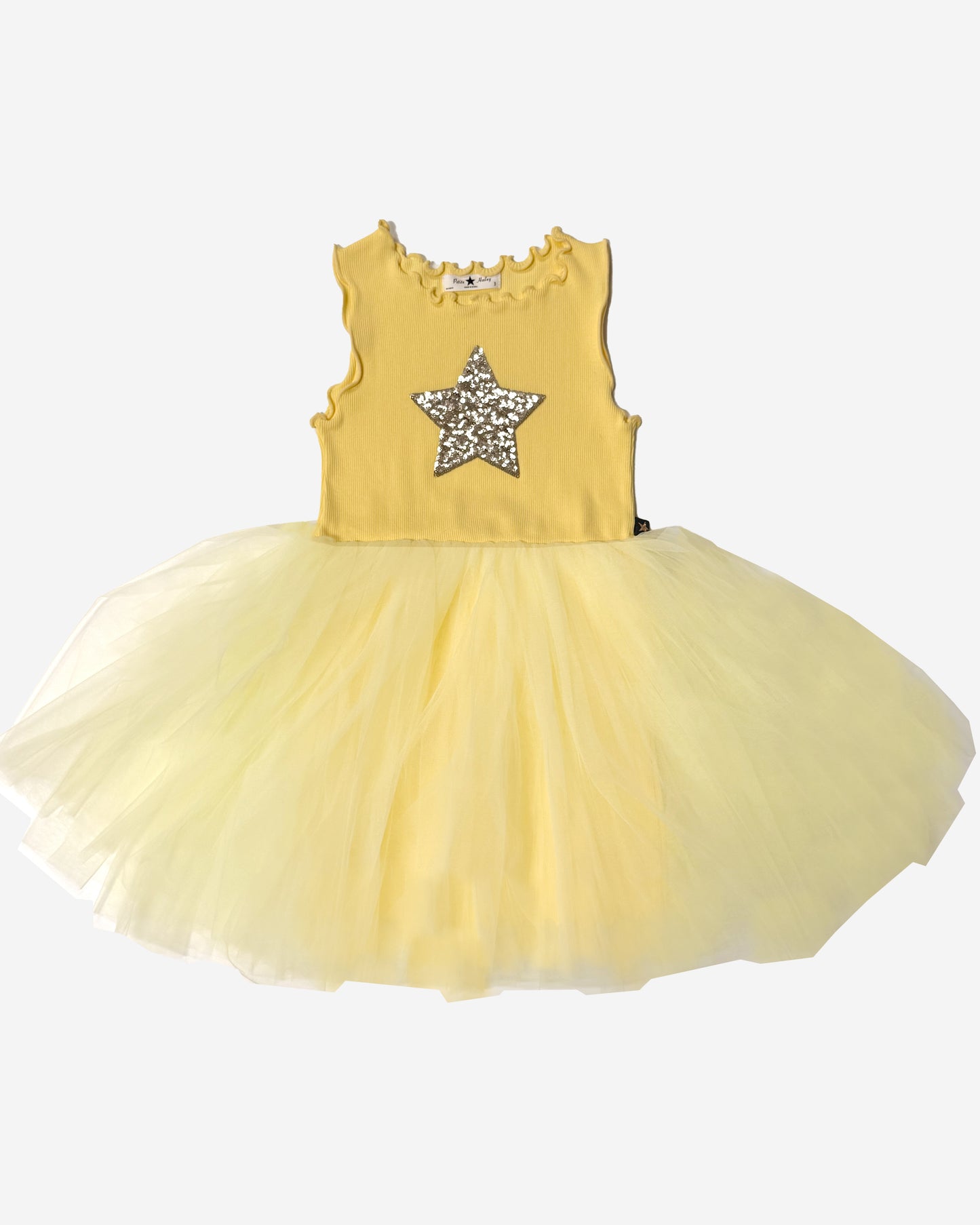 PH Star Tutu Dress - Yellow