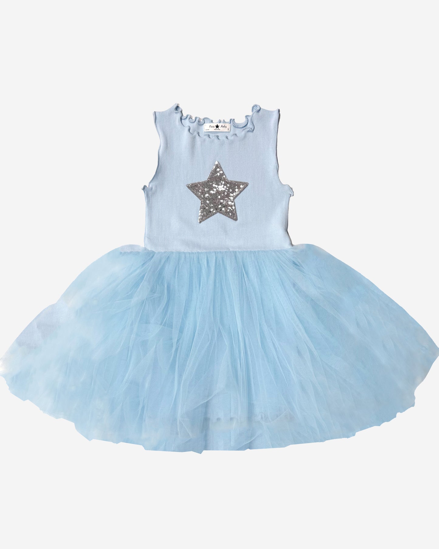 PH Star Tutu Dress - Sky Blue