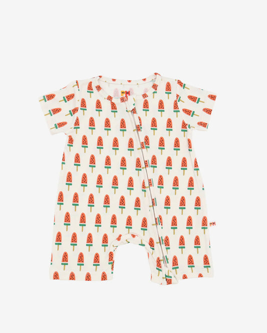 Bamboo Zipper Romper