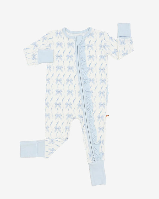 Bamboo LS Zipper Romper