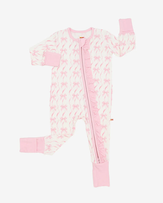 Bamboo LS Zipper Romper
