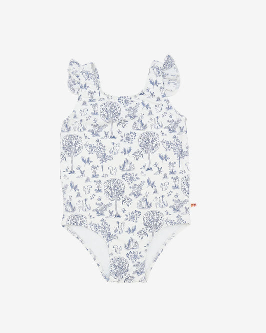 Ruffle Onepiece Swimsuit