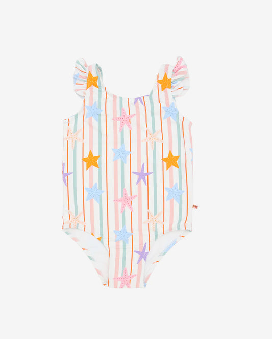 Ruffle Onepiece Swimsuit