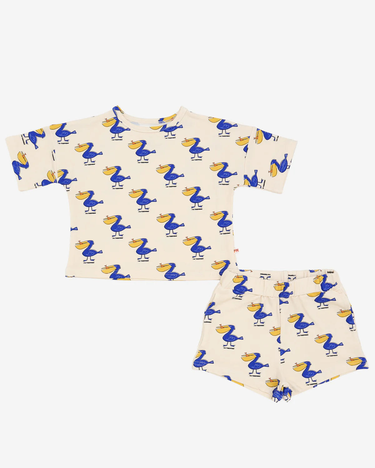 Bamboo. Sweatshirts Set Pelican
