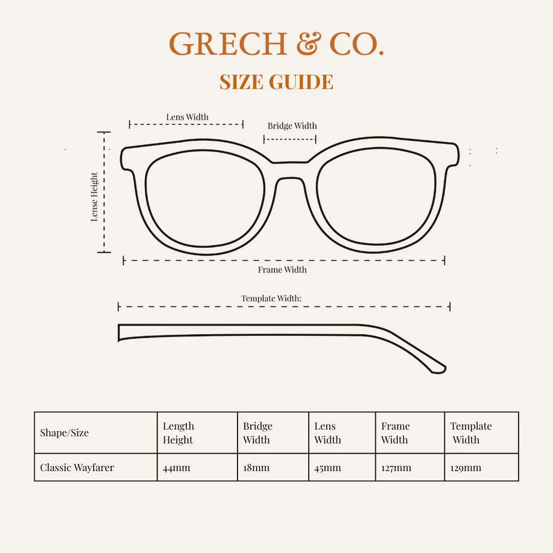 Classic Wayfarer Sustainable Sunglasses | Bio-Based · Bendable · Polarized | Black