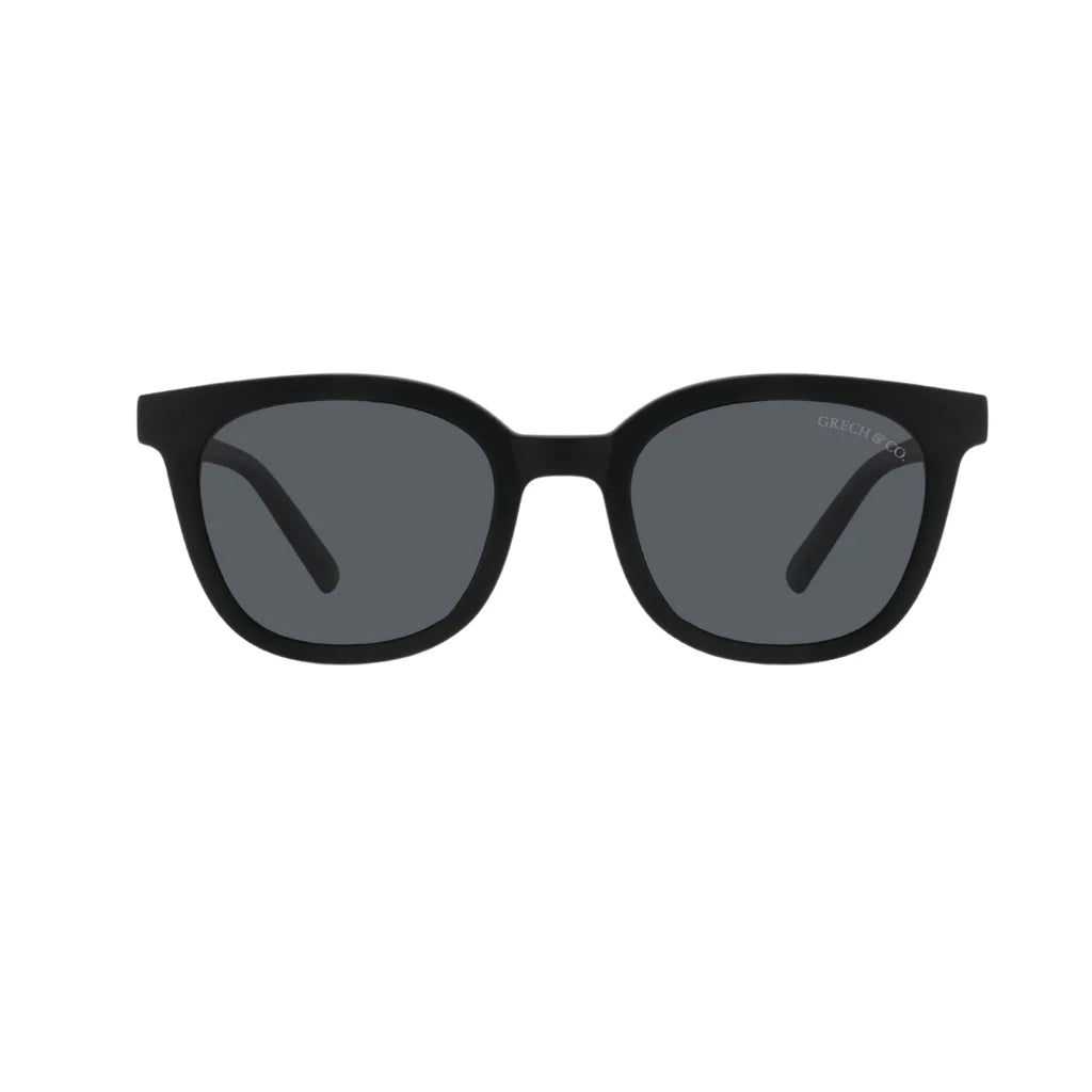 Classic Wayfarer Sustainable Sunglasses | Bio-Based · Bendable · Polarized | Black